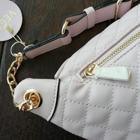  SOFT PINK GOLD CHAIN BELT BAG - Picture 2 of 6